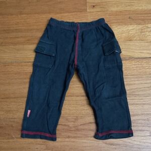 3/$10 🌟 Black & Red Toddler Kushies Comfy Sweatpants Sweats Pants 12 Months